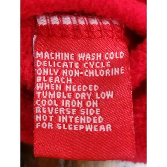 Coca-Cola Polar Bear Embroidered Red Unisex Pullover Sweatshirt XL - Picture 3 of 8